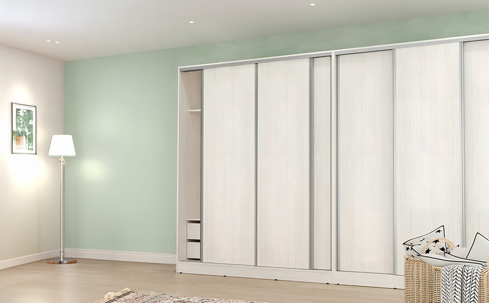 Placard SIGNATURE 3 Puertas Corredizas 4 Cajones 180 cm Venezia