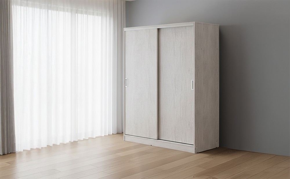 Placard NEXO 2 Puertas Corredizas 2 Cajones 140 cm Tissa