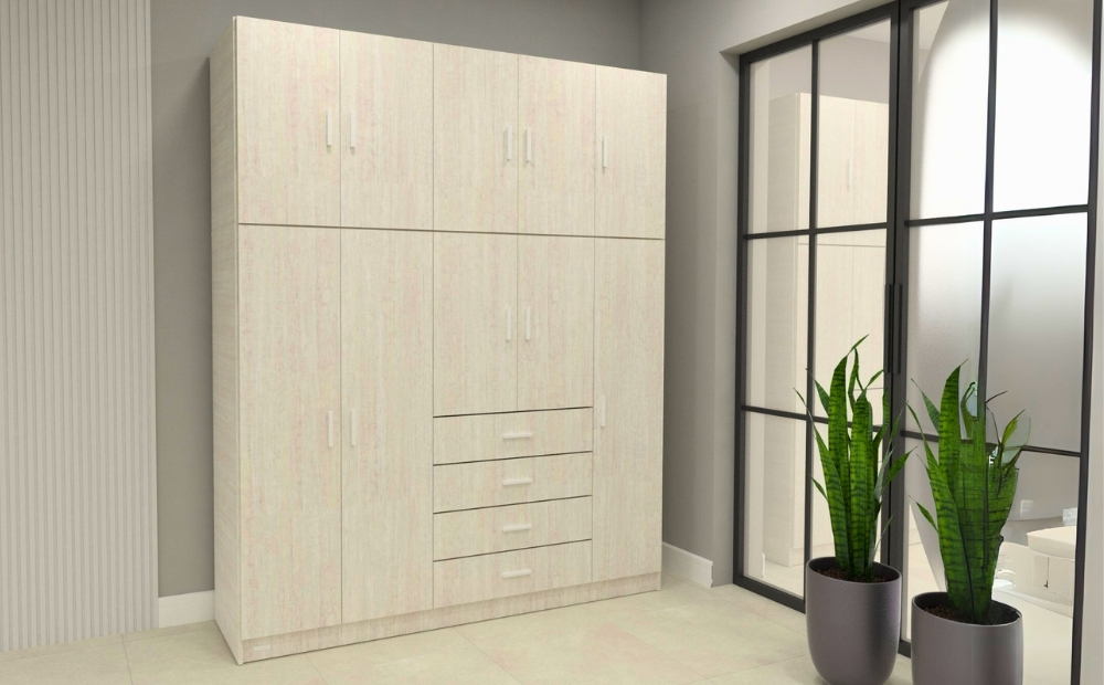 Placard Select 10 Puertas 4 Cajones Venezia