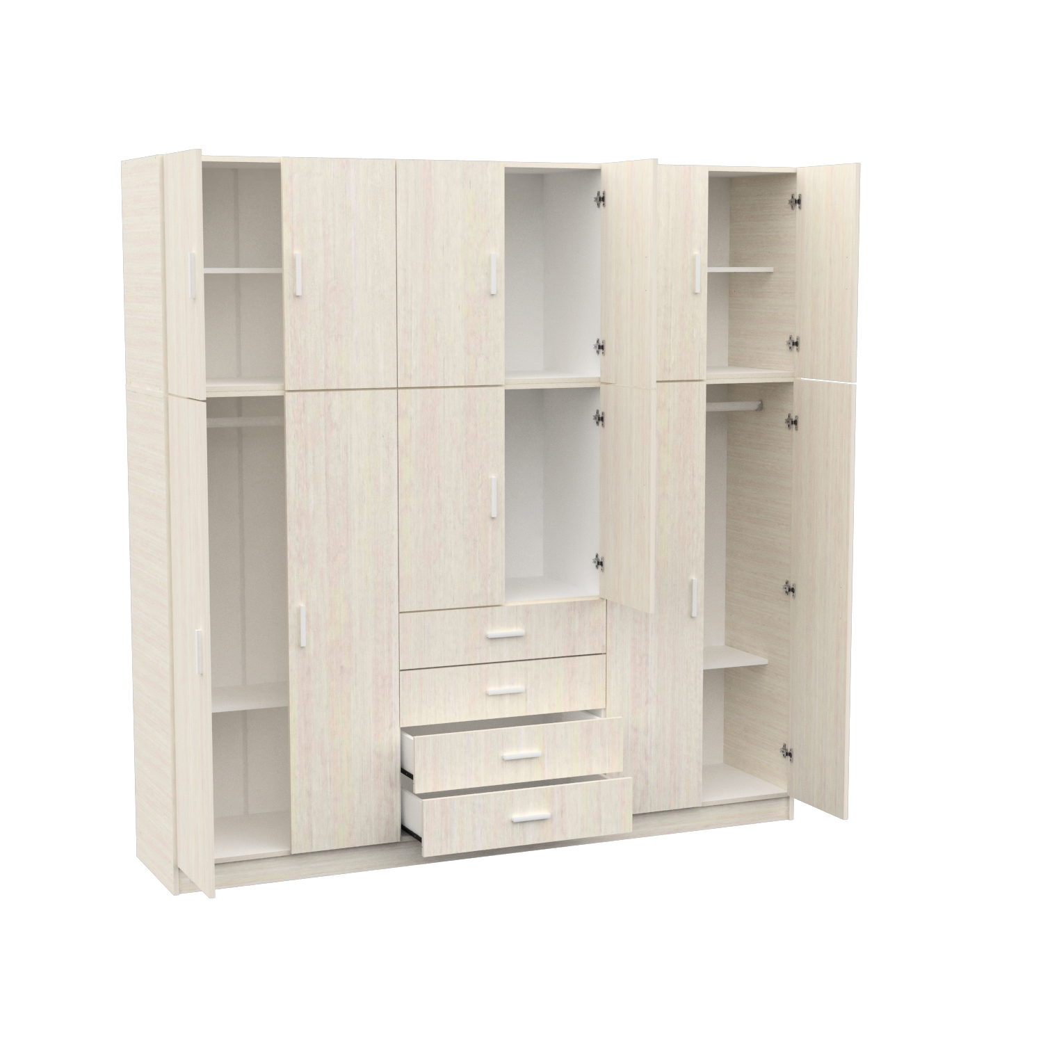 Placard Select 12 Puertas 4 Cajones Venezia - Imagen 3