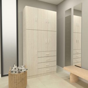 Placard SELECT 6 Puertas 4 Cajones Venezia