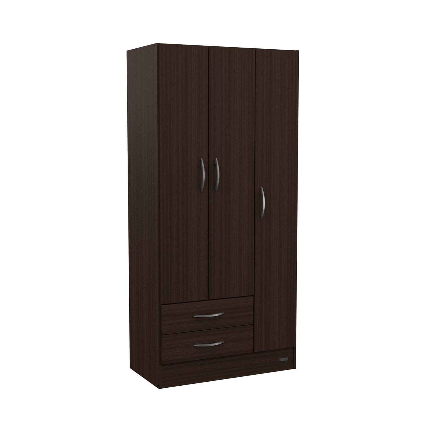 Placard ECO 3 Puertas 2 Cajones Chocolate - Imagen 2