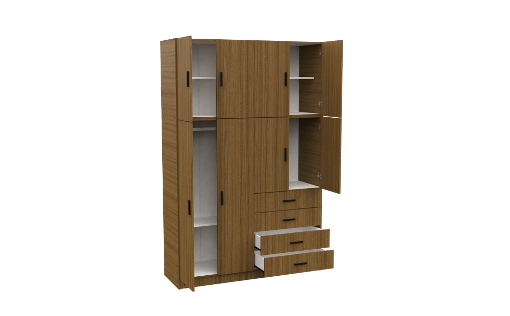 Placard SELECT 8 Puertas 4 Cajones Avellana - Imagen 3