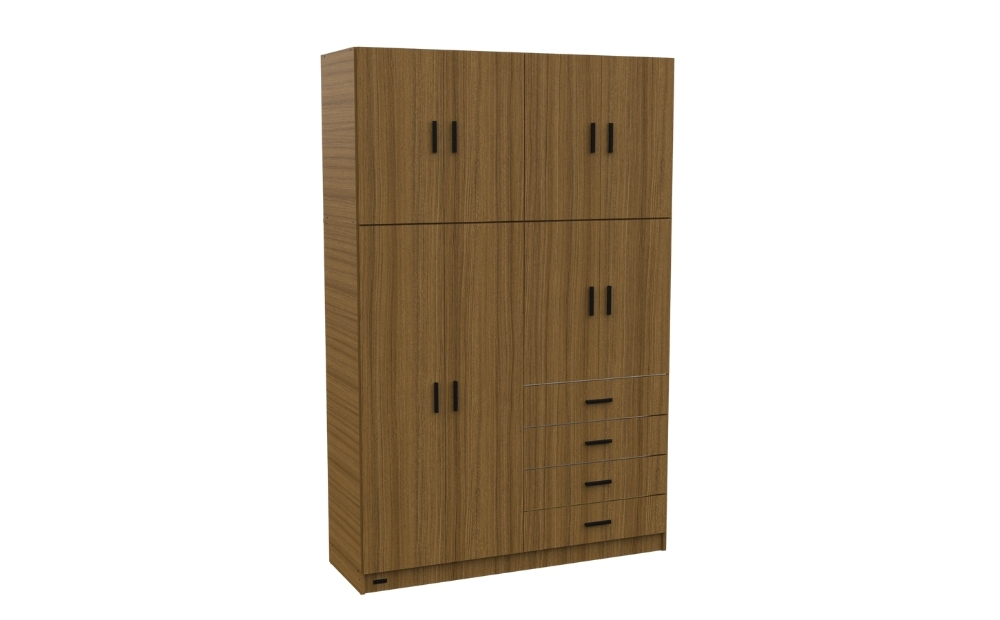 Placard SELECT 8 Puertas 4 Cajones Avellana - Imagen 2